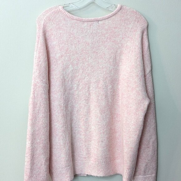 NWT Pretty Garden Women's Blush Pink Button Front Cardigan Sweater. Size XL - Picture 3 of 4